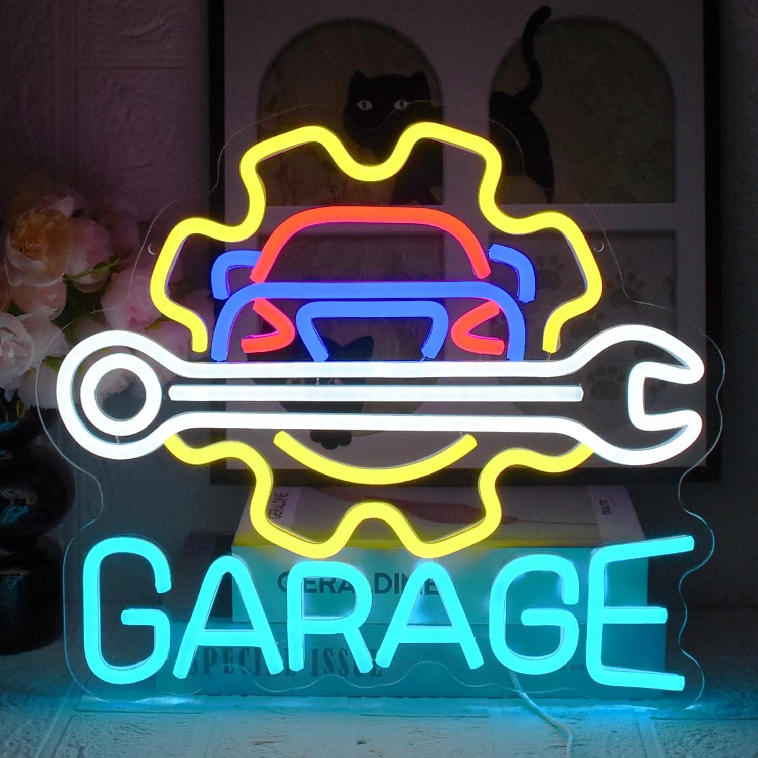 Auto Repair Shop In - Lampu Neon LED USB untuk Garasi,