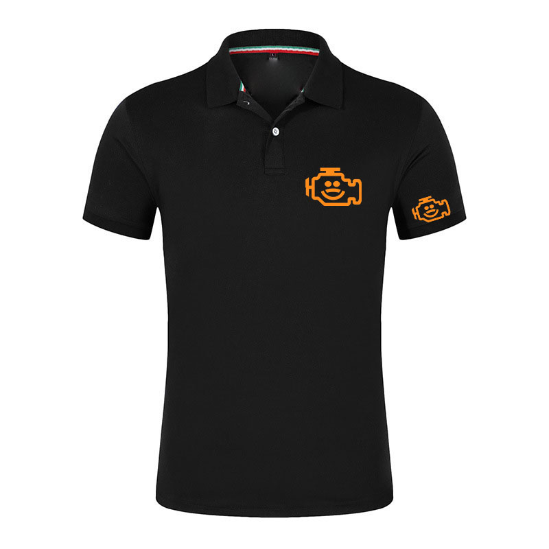 Auto Repair Shop Logo - Kaos Polo Lengan Pendek Pria untuk