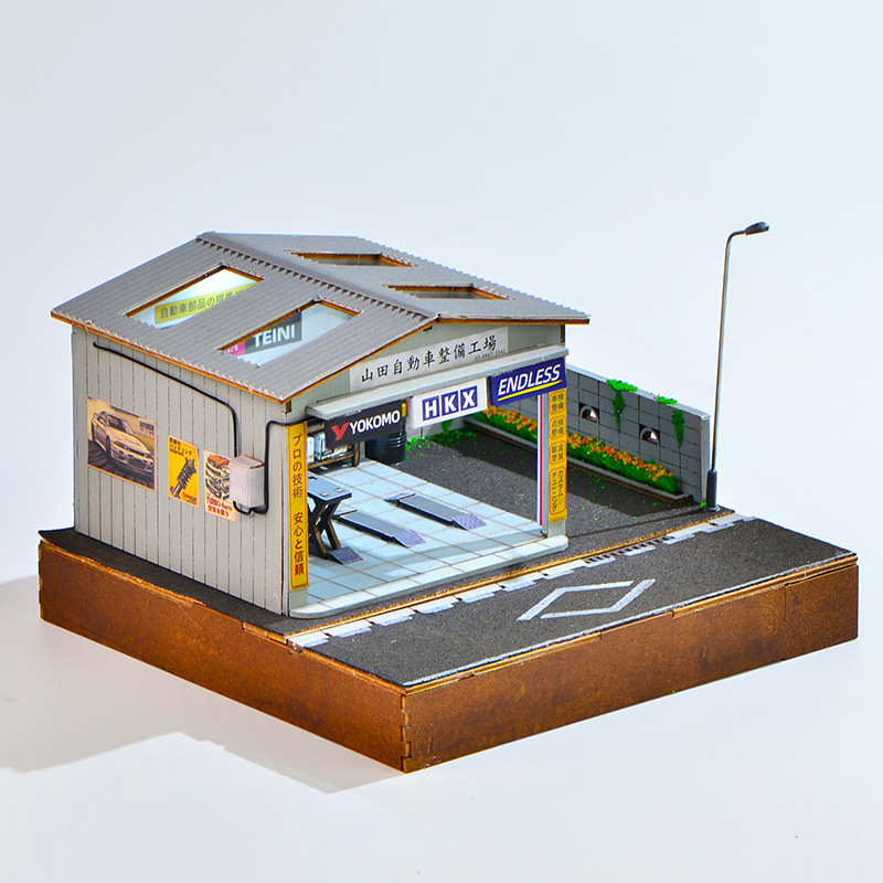 Kit Diorama Bengkel Perbaikan  - Auto Repair Shop In ulasan dan harga
