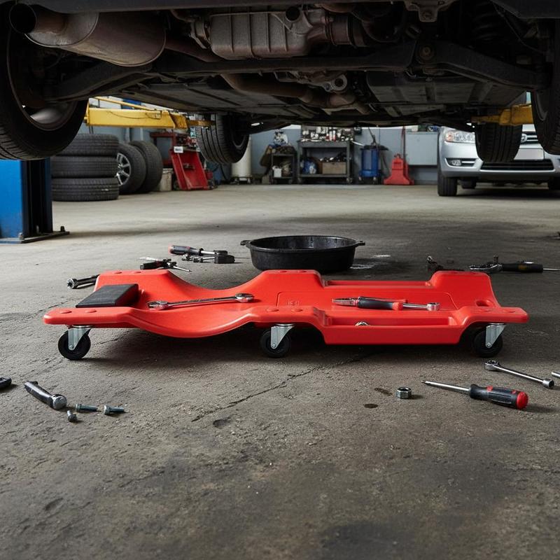 Papan Dorong Rolling Creeper 3 - Auto Repair Shop In ulasan dan harga