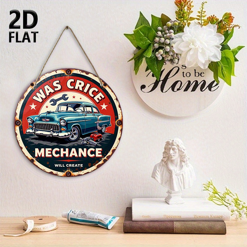 Logo bengkel mobil retro 2D -  - Auto Repair Shop Logo ulasan dan harga